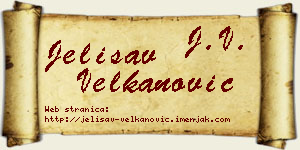Jelisav Velkanović vizit kartica